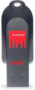 Strontium sr16grdpollex 16 GB Pen Drive Compatible with Desktop Computer, Laptop USB 2.0 Plastic Case