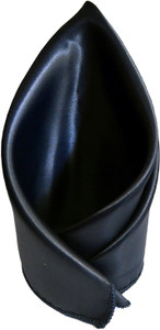 Bsquare Solid Satin Blend Pocket Square