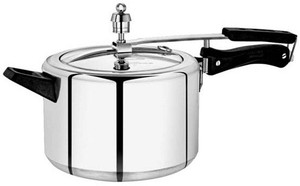 VINOD 5 L Inner Lid Induction Bottom Pressure Cooker