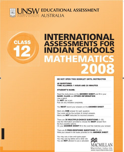 Iais Math IAIS - 2008 Mathematics (Class - 12): Buy IAIS - 2008 Mathematics ...