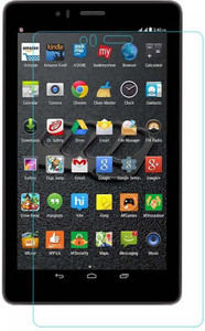 Colorcase Tempered Glass Guard for Micromax Canvas Tab P470 Tablet
