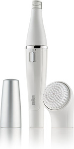 Braun Face 810 - Mini Facial Epilator for Women with Cleansing Brush Cordless Epilator