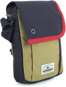 Quiksilver Khaki, Blue Sling Bag Khaki Price in India