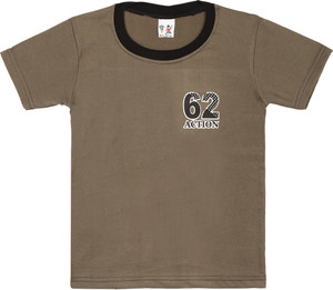 SR Kids Boys Solid Cotton Blend Regular T Shirt