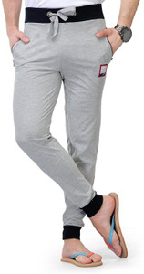 FeelBlue Colorblock Men Grey Track Pants