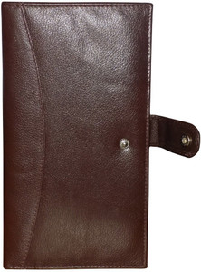 Kan Genuine Leather Passport Organizer/Long Wallet for Unisex
