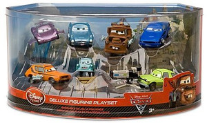 DISNEY Cars 2 Deluxe Figure Play Set -- 7-Pc - Cars 2 Deluxe