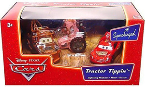 ミニカー sa713 Pixar Cars Supercharged Tractor DISNEY Pixar Cars Supercharged Tractor Tippin' Die Cast Car Set