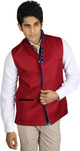 Platinum Studio Solid Men Waistcoat