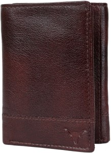 Hidekraft Men Brown Genuine Leather Wallet