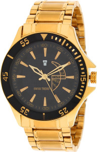 Swiss Trend Golden Premium Analog Watch  - For Men