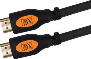 MX HDMI Cable 5 m Copper Braiding Hdmi male 5 Mtrs Cable Full HD 1080p & 3D 24K Gold Plated