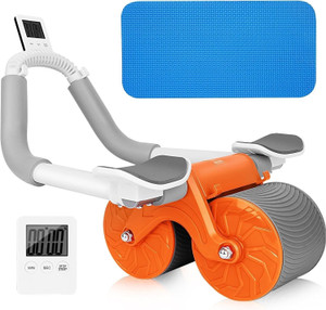 OKASTA Double Wheel Total Body AB Roller Exerciser for Abdominal Stomach Exercise Ab Exerciser