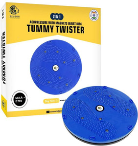 PRO365 Disc Acupressure Magnets Reflexology Slimming Abdominal 2 in 1 tummy twister Ab Exerciser