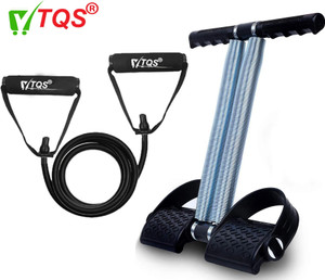 TQS Fitness Combo Single Spring Tummy Trimmer With Single Toning Tube Ab Exerciser