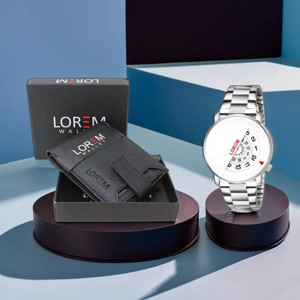 LOREM Watch & Wallet Combo