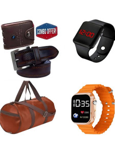 shree sanwariya seth Belt, Wallet & Watch Combo
