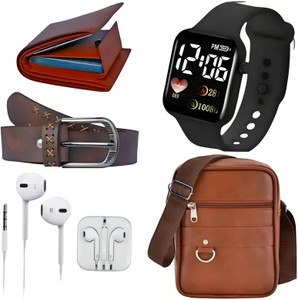 Khatub Belt, Wallet & Watch Combo