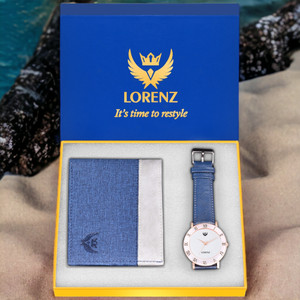 LORENZ Watch & Wallet Combo