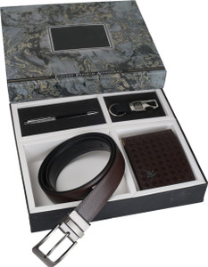 SAZARA Wallet & Belt Combo