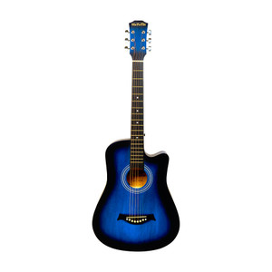 Medellin 38” Matt Acoustic Guitar Linden Wood - Image 6