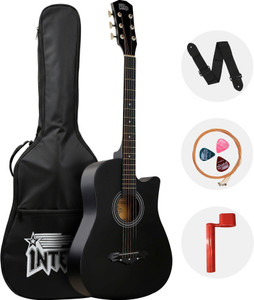 intern Black Acoustic Guitar - Image 6
