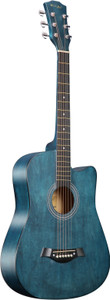 Belear I-280 38 Inch Blue Spruce Cutaway Acoustic Guitar with Dual Action Truss Rod Acoustic Guitar Linden Wood, Solid Spruce Rosewood Right Hand Orientation