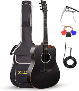 KADENCE SH-04N Semi-acoustic Guitar Spruce Wood - Image 6