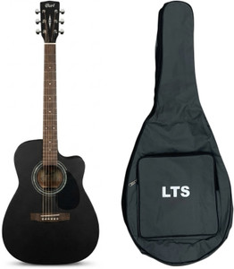 Cort AF500C Bk Mahogany Acoustic Guitar - Image 5