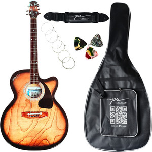 P S Signature Natural Color Acoustic Guitar Linden Wood Rosewood Right Hand Orientation