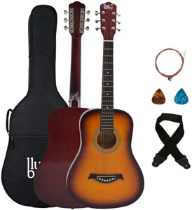 BLUEBERRY ,VIP-300, 30 Inch Acoustic Guitar Basswood, Linden Wood Tech Wood Right Hand Orientation