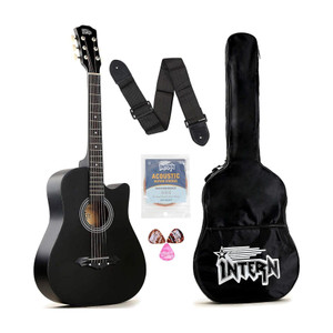 intern INT-38C-BK Acoustic Guitar - Image 6