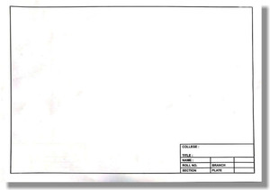 DUSHALA A2 size Engineering drawing 40 sheets 594 mm Acrylic Sheet