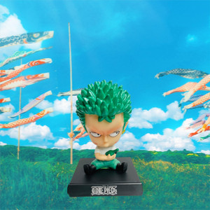 gtrp Roronoa Zoro Anime Bobblehead Toy | Action Figure Bobble Head