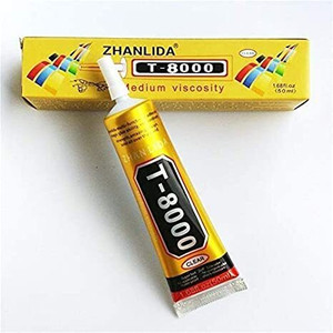 Mcare Zhanlida T-8000 50ml Glue for Mobile Screen Repairing, craft, arts & Jewelry. Strong adhesive glue for Laptop, computer repairing and fixing multiple things.