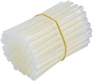 RJV Global HOT MELT GLUE STICKS, 11 mm Transparent Glue Sticks -Set of 15, Length 8 inch,Glue Sticks for DIY and Craft Work Adhesive