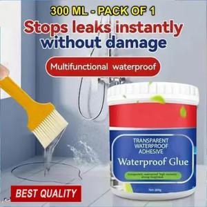 अथर्वताक्ष Transparent Waterproof Crack Seal Glue 300 gm एडहेसिव