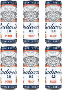 Budweiser Alcohol Free Peach Non Alcoholic Drink