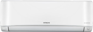 Hitachi Ice Clean Frost Wash Technology 2023 Model 1 Ton 5 Star Split Inverter Xpandable plus Ambience Light R 32 AC  - White