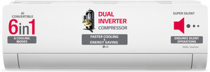 LG 2024 Model 1 Ton 3 Star Split Inverter 2 Way Swing, HD Filter with Anti-Virus Protection with VIRAAT Mode & ADC Sensor AC