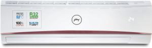 Godrej 4-Way Air Swing 2023 Model 2 Ton 3 Star Split with Anti-Dust Filter AC  - White