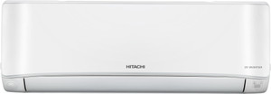 Hitachi Ice Clean Frost Wash Technology 2023 Model 1 Ton 3 Star Split Inverter Xpandable plus Ambience Light R 32 AC  - White
