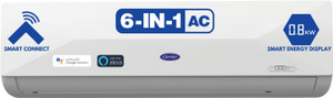 CARRIER 2025 Model 6 in 1 Convertible 1.5 Ton 5 Star Split Inverter AC with Wi-fi Connect  - White