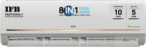IFB FastCool Convertible 8-in-1 Cooling, 2023 Model 2 Ton 3 Star Split Inverter Smart Ready, 7 Stage Air Treatment AC  - White