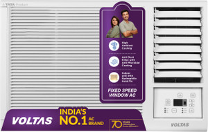 Voltas 2026 Model 1 Ton 2 Star Window Fixed Speed AC