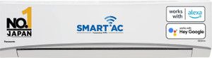 Panasonic 7 in 1 Convertible with True AI Mode 1.5 Ton 3 Star Hot and Cold Split Inverter AC with Wi-fi Connect  - White