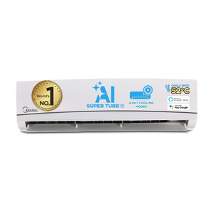 Midea 2025 Model 1.5 Ton 3 Star Split Inverter with Wi-fi 4 in 1 Convertible Cooling AIHD� Filter with Auto Cleanser, SANTIS NEO RYL AC