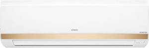 Hitachi 1 Ton 5 Star Split Inverter AC  - White, Gold