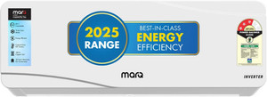 MarQ by Flipkart 2025 Model 0.75 ton 3 Star Split Inverter 4-in-1 Convertible with Turbo Cool Technology AC