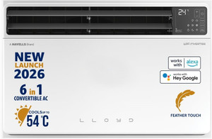 Lloyd 2026 Model 1.5 Ton 5 Star Window Inverter with Wi-fi AC
